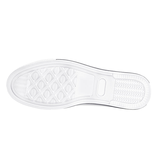 Zanoskull - "OG king" (Women's High Top Canvas Shoes)