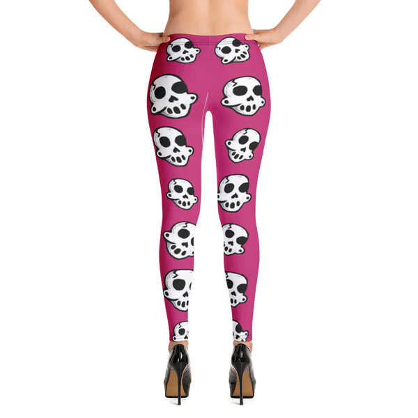 Zanoskull - "pink skull pattern| (leggings)