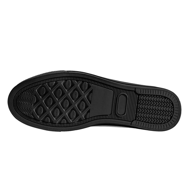 Zanoskull - "OG king" (Women's High Top Canvas Shoes)