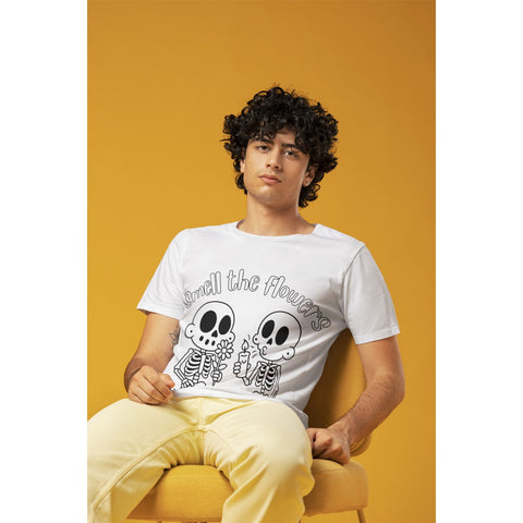 Zanoskull - Smell the Flowers (All-Over Print Men's O-Neck T-Shirt)