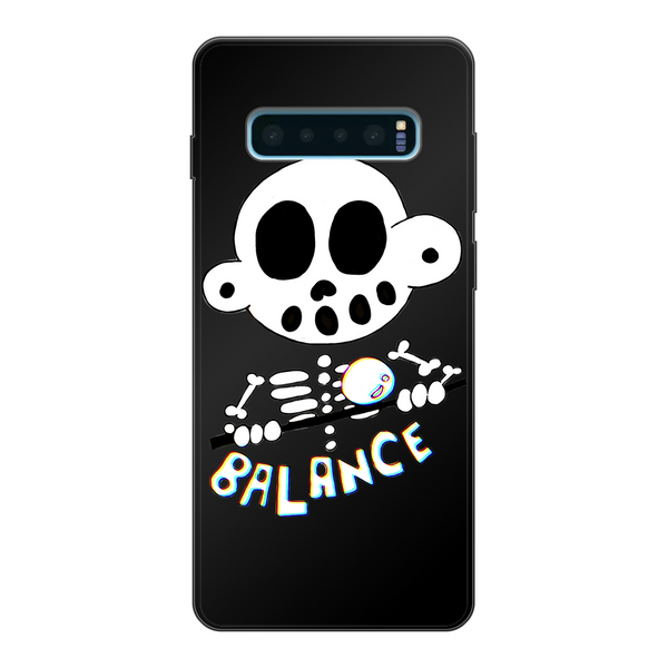 Zanoskull - "Balance" (Back Printed Black Soft Phone Case)
