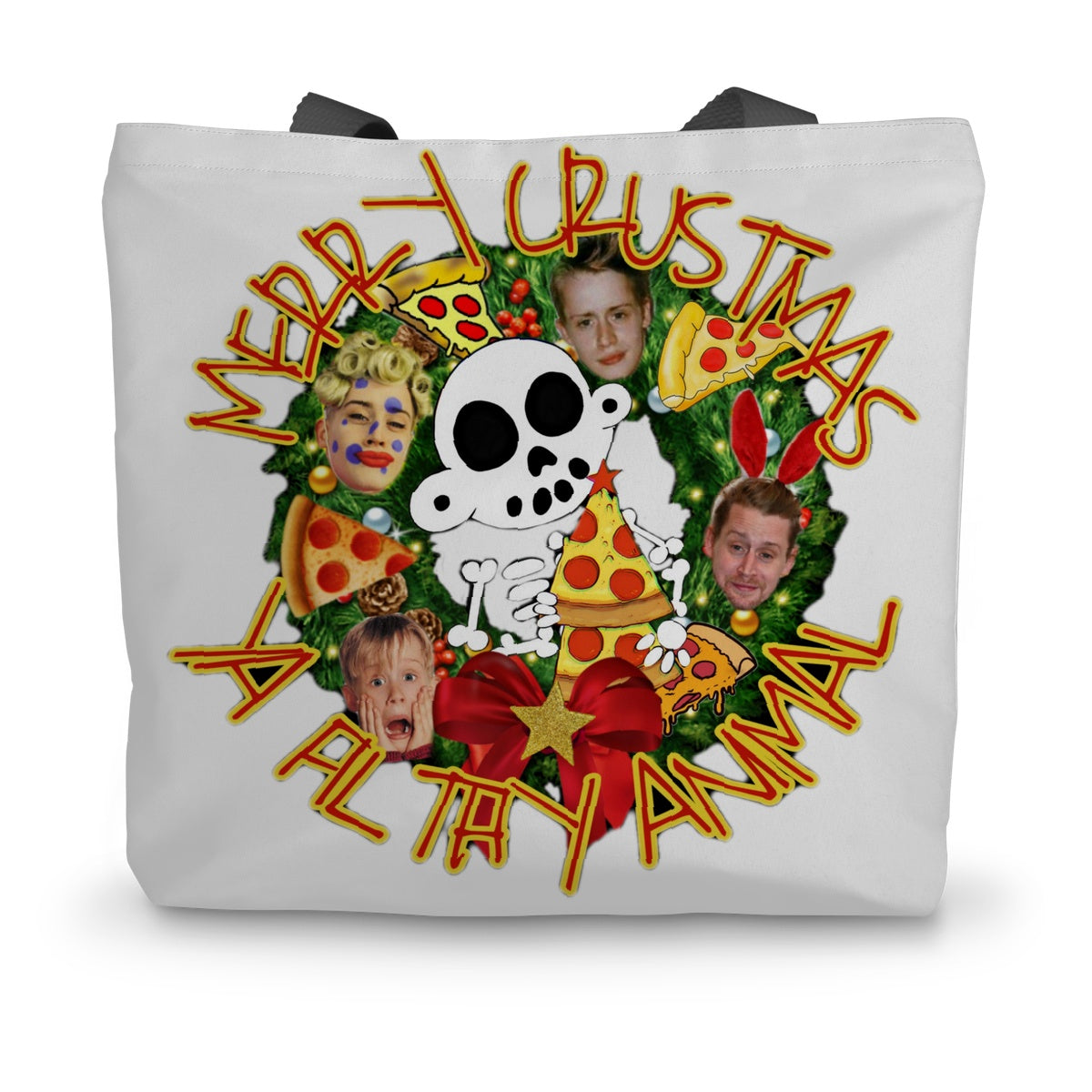 Zanoskull - "Merry Crustmas" (Canvas Tote Bag)
