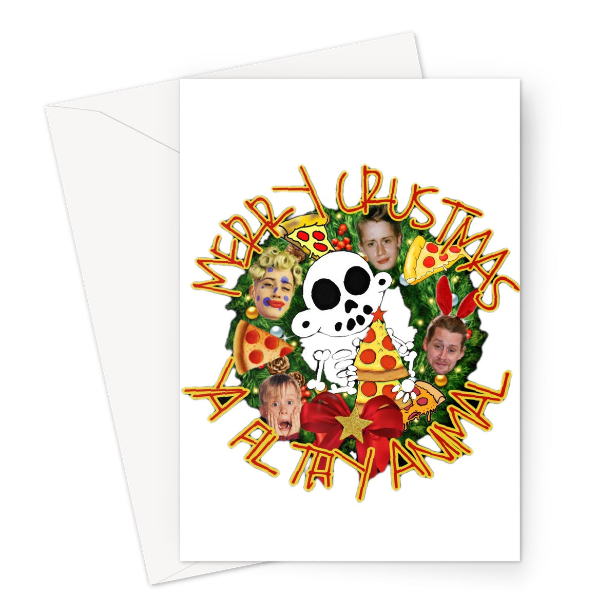 Zanoskull - "Merry Crustmas" (Greeting Card)