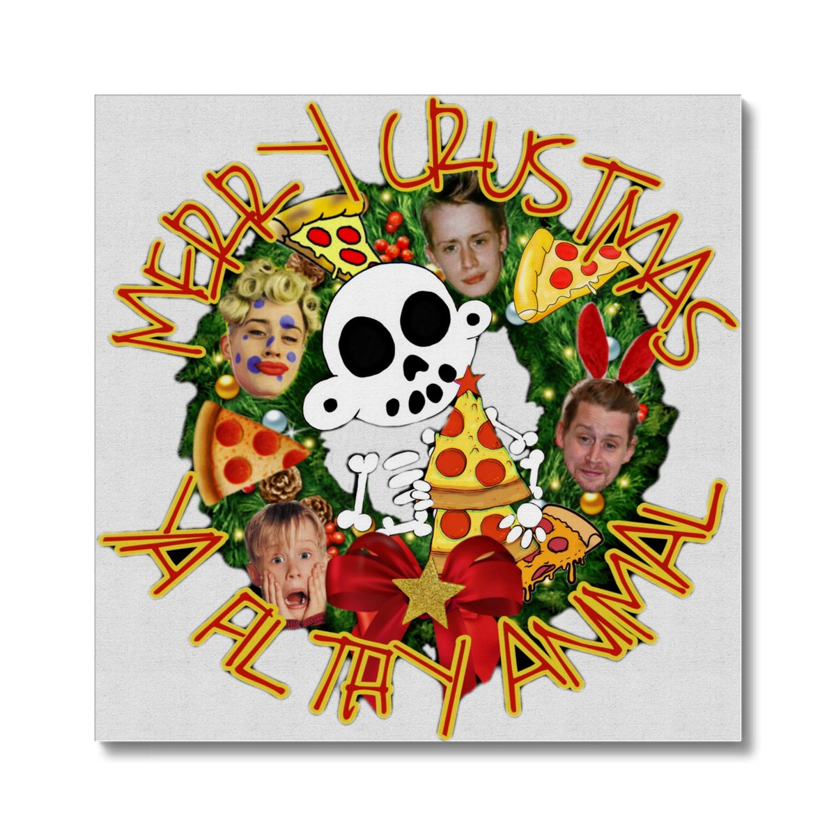 Zanoskull - "Merry Crustmas" (Canvas)