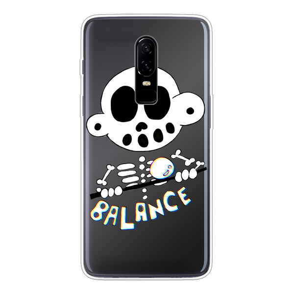 Zanoskull - "Balance" (Back Printed Transparent Soft Phone Case)