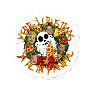 Zanoskull - "Merry Crustmas" (Sticker)