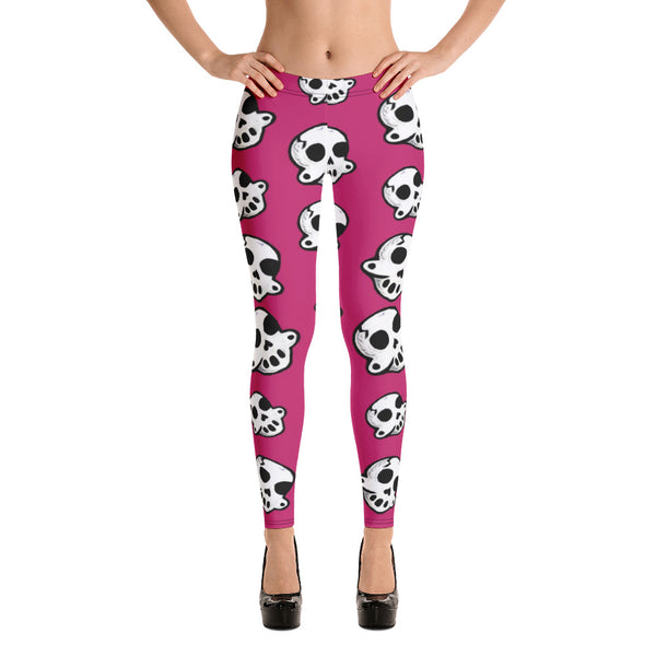 Zanoskull - "pink skull pattern| (leggings)