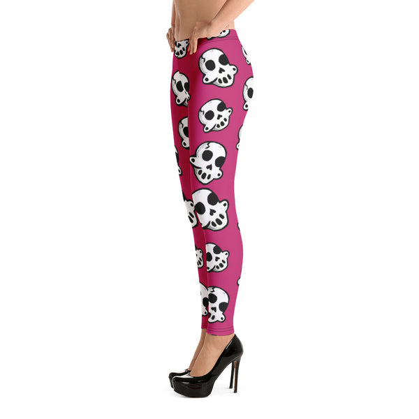 Zanoskull - "pink skull pattern| (leggings)