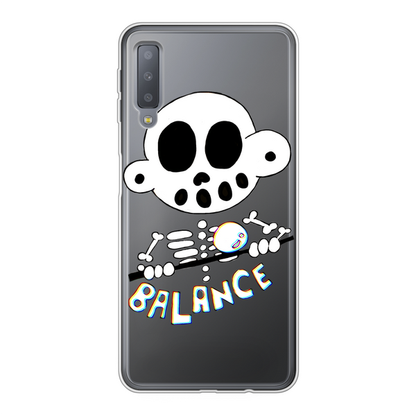 Zanoskull - "Balance" (Back Printed Transparent Soft Phone Case)