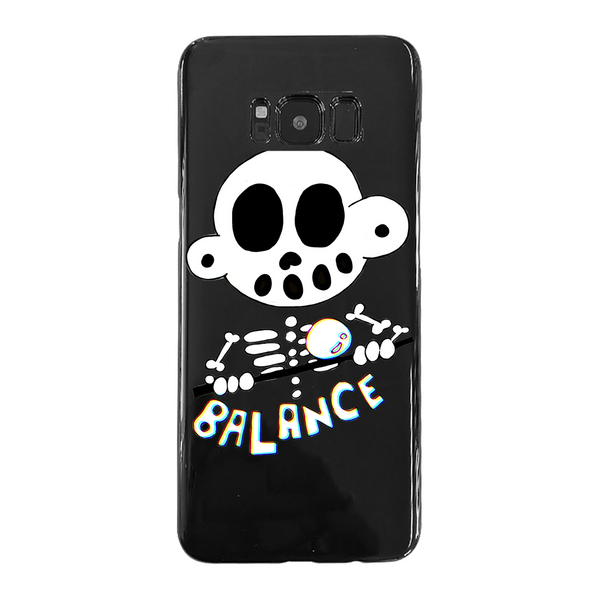 Zanoskull - "Balance" (Back Printed Black Soft Phone Case)