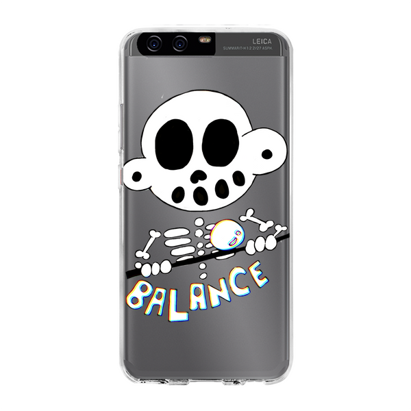 Zanoskull - "Balance" (Back Printed Transparent Hard Phone Case)
